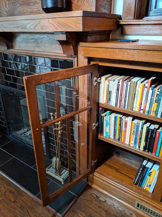 Red Oak Craftsman Style Bookcases