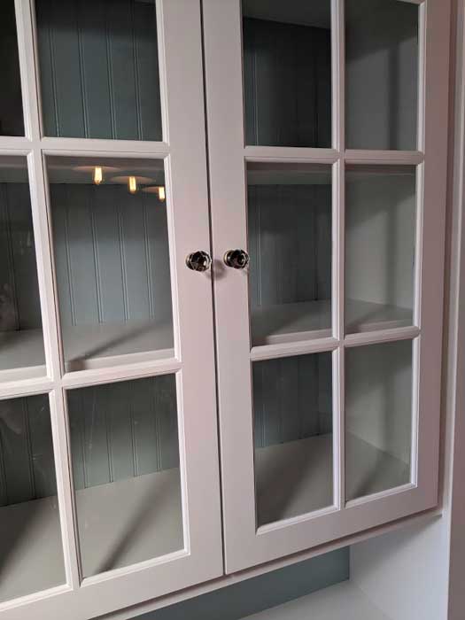 Shaker Built-In China Cabinet